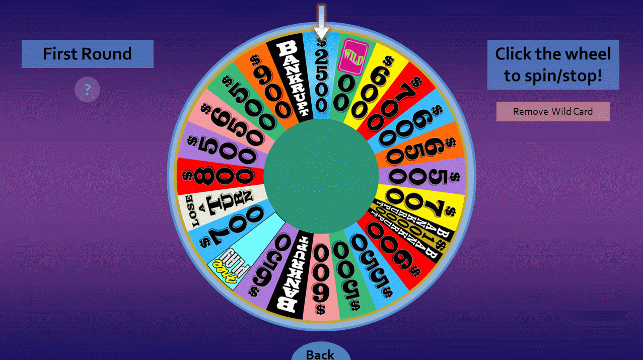Wheel Of Fortune For Powerpoint Gamestim In Wheel Of Fortune