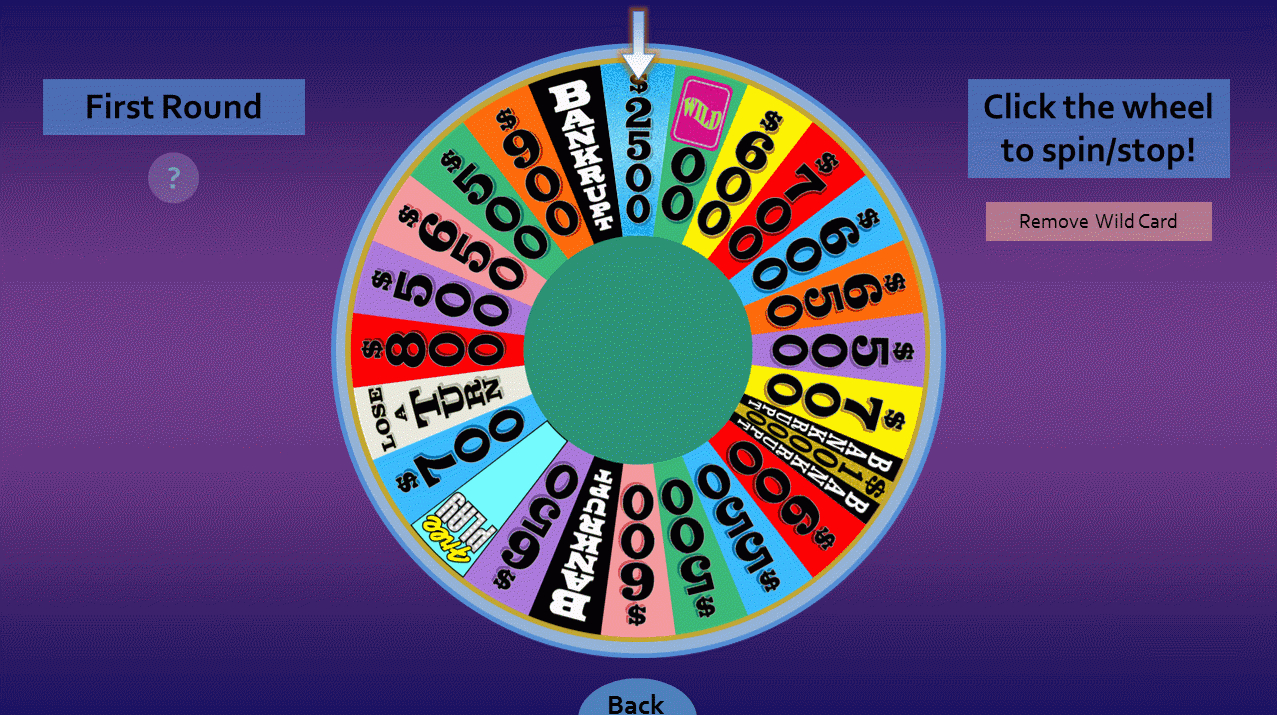 Wheel Of Fortune For Powerpoint Gamestim In Wheel Of Fortune 