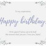 White And Lavender Mom Birthday Card – Templatescanva In Mom Birthday Card Template