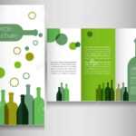 Wine Brochure Design Template Vector With Wine Brochure Template