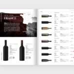 Wine Catalog Brochure Template For Wine Brochure Template
