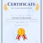 Winner Certificate With Seal – Download Free Vectors With Winner Certificate Template