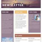 Word Newsletter Template Free – Oflu.bntl Pertaining To Free Church Brochure Templates For Microsoft Word