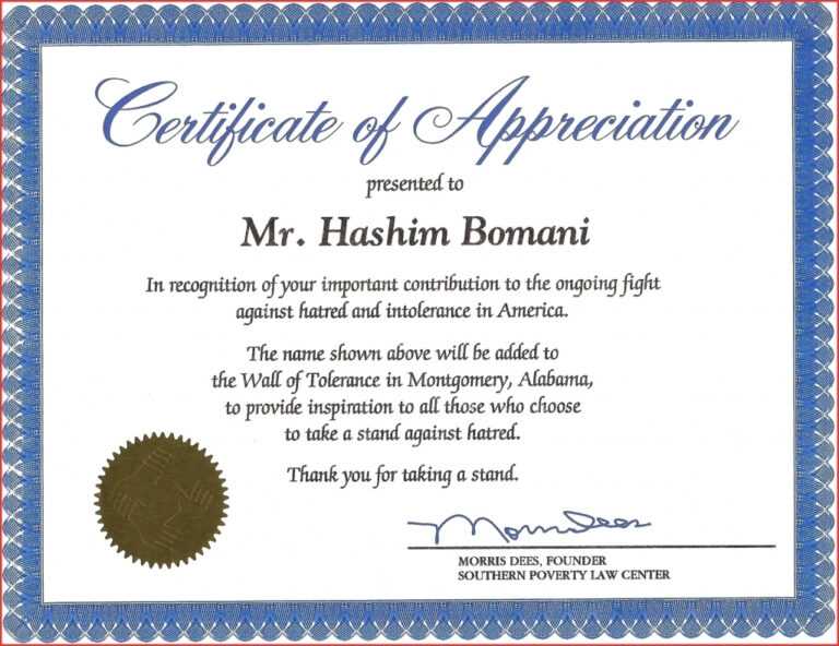 Employee Anniversary Certificate Template