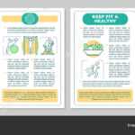 Workout Programs Brochure Template Layout Fitness Gym Pertaining To Training Brochure Template