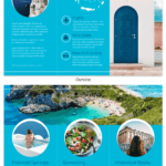 World Travel Tri Fold Brochure for Island Brochure Template